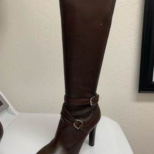 Ralph Lauren collection heeled boots